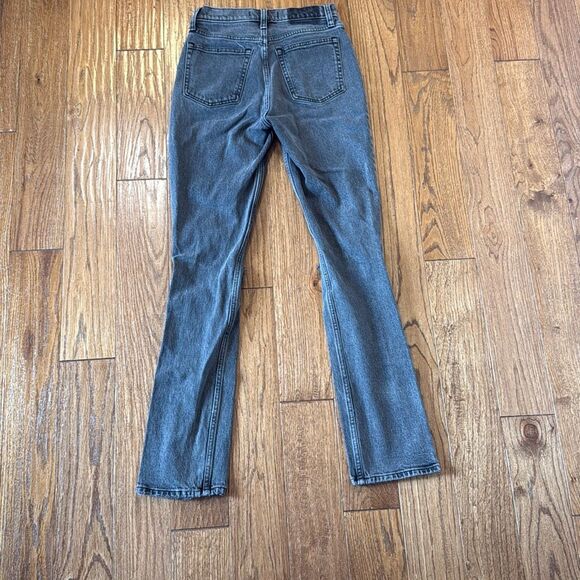 Abercrombie & Fitch the 90’s high rise skinny jeans black wash 25/0 - Picture 9 of 11